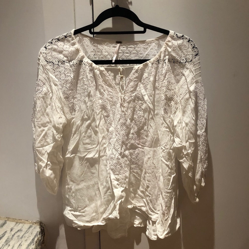 Free people peasant blouse, boho | xs